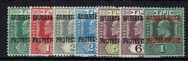Image of Gilbert & Ellice Islands SG 1/7 UMM British Commonwealth Stamp
